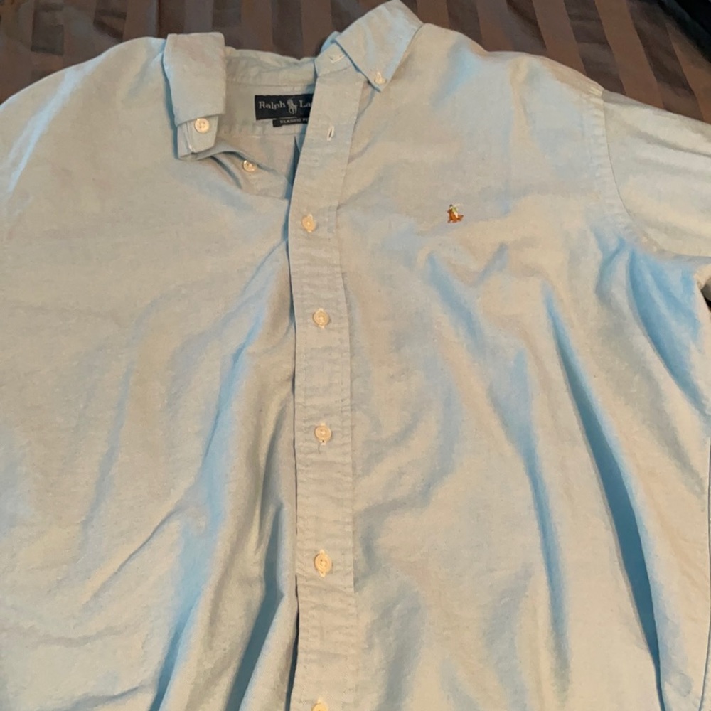 Ralph Lauren, light blue, long sleeve button up